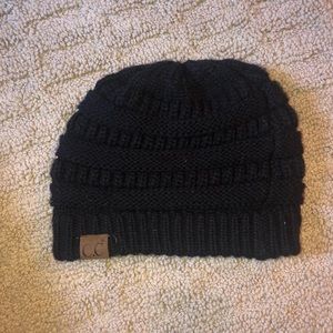 Black C.C beanie